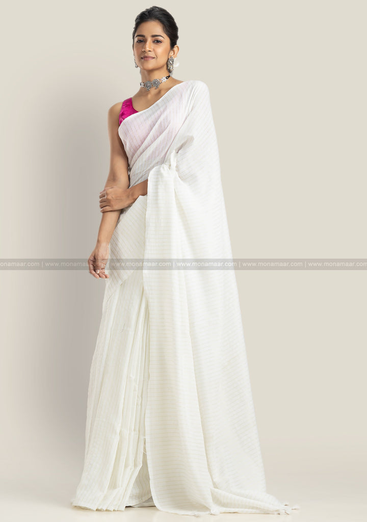 Bengal Khadi Cotton Saree