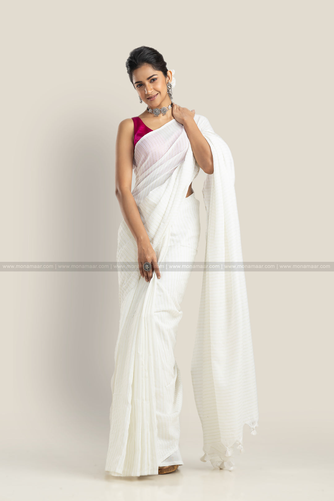 Bengal Khadi Cotton Saree