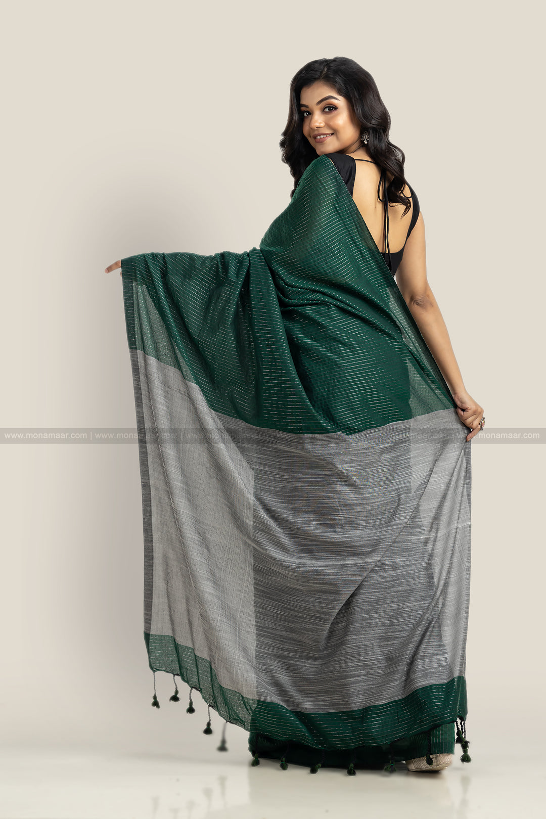 Zari Striped Cotton Saree