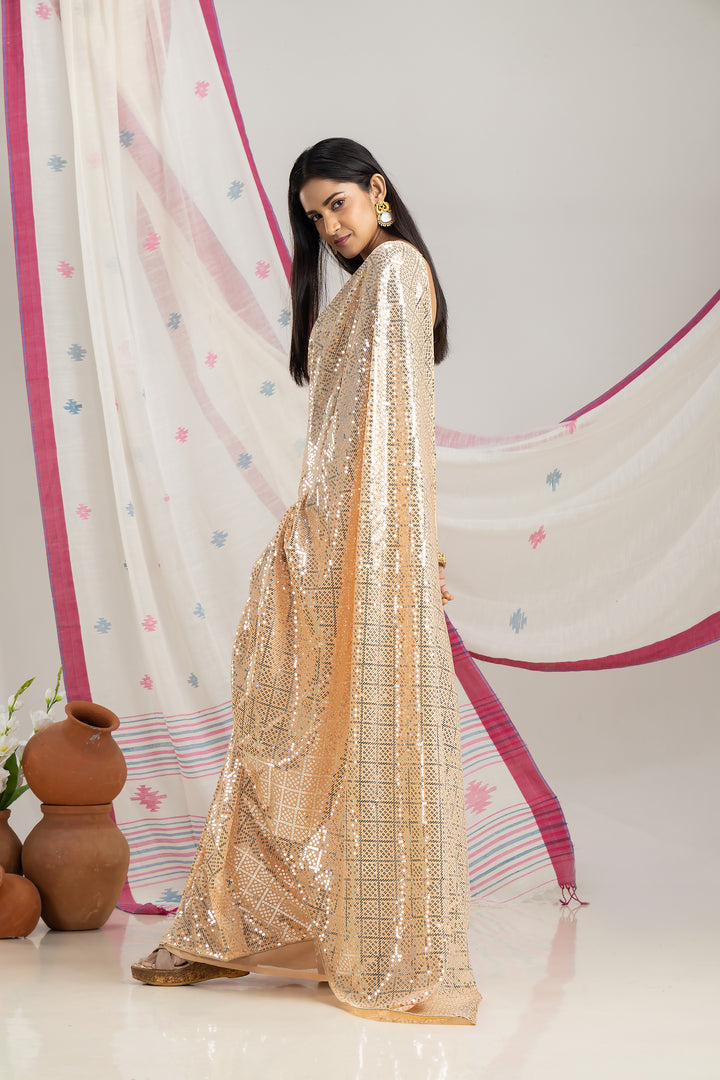 Sequins Party Wear Saree