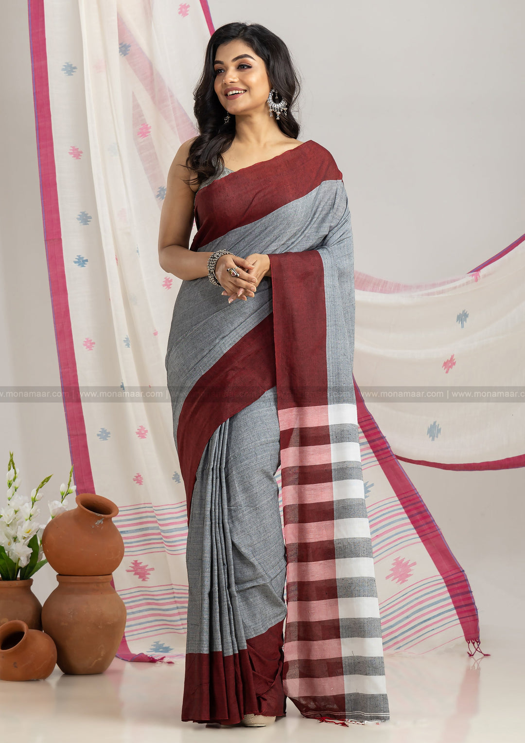 Pure Khadi Cotton Saree