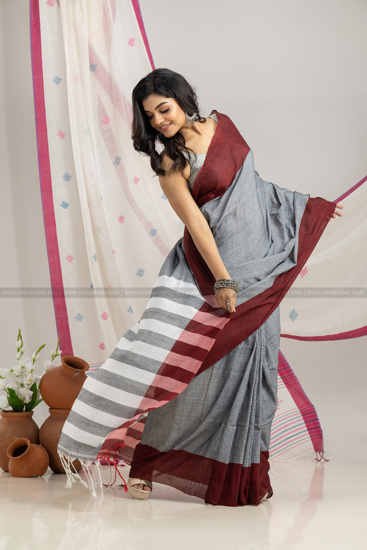 Pure Khadi Cotton Saree