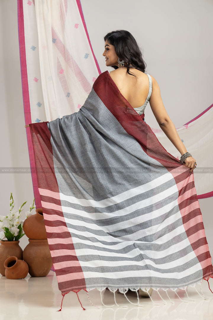 Pure Khadi Cotton Saree