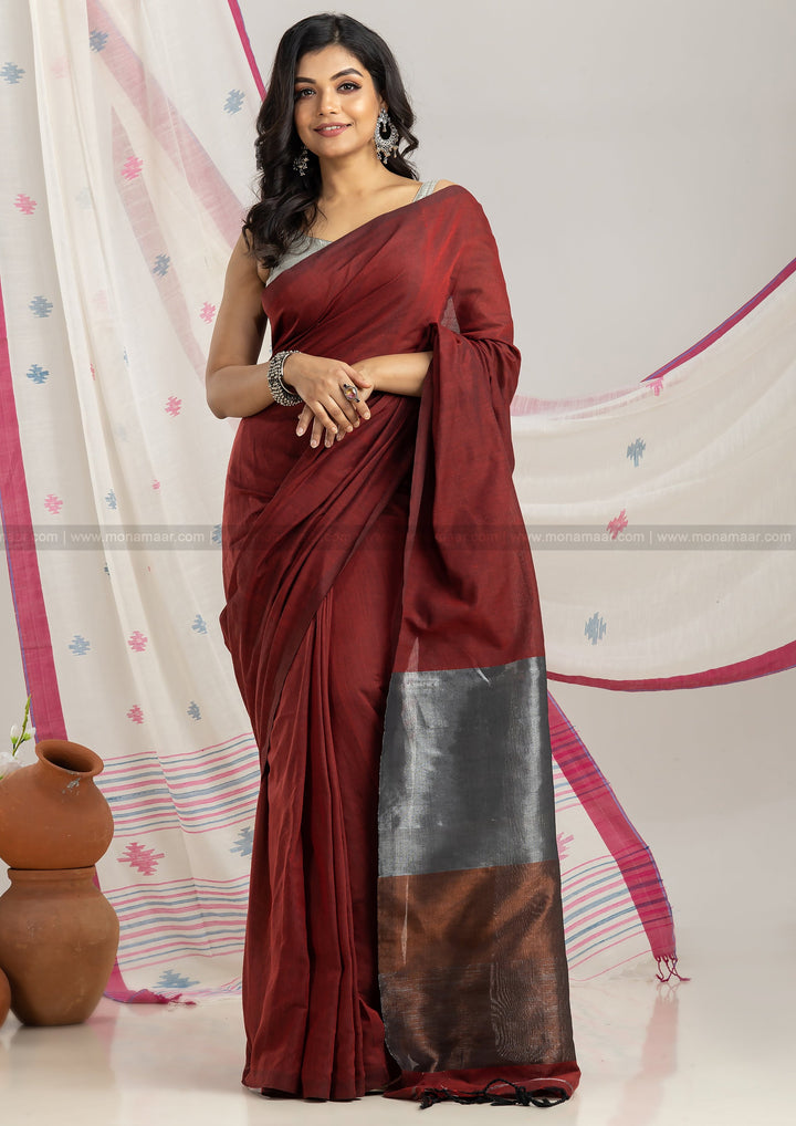 Bengal Khadi Cotton Saree