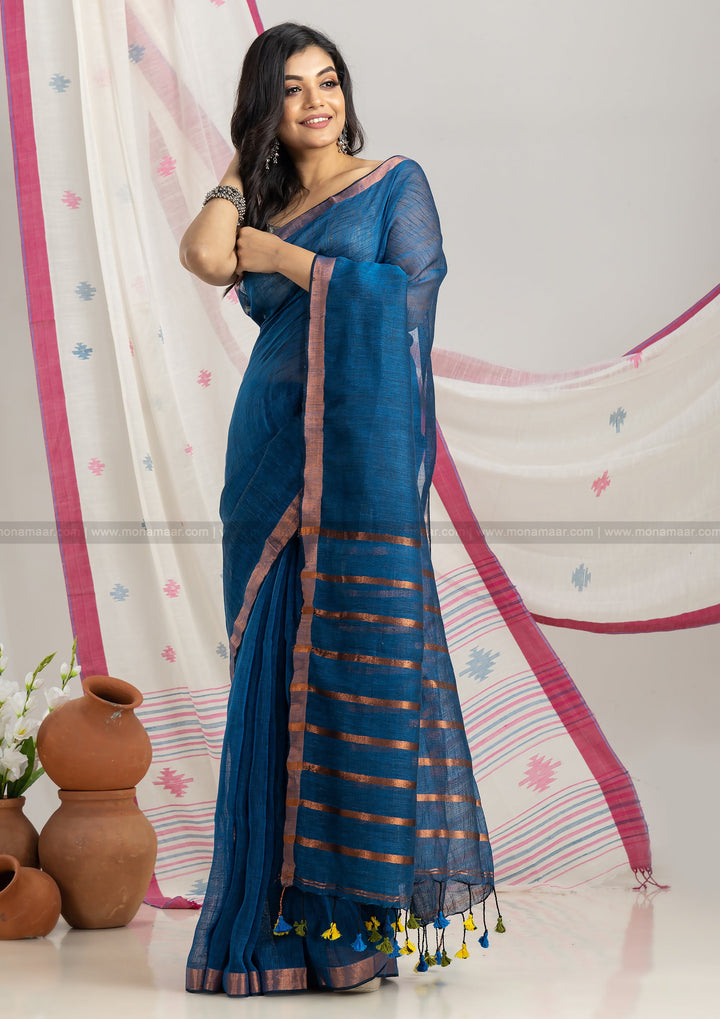 Linen Saree