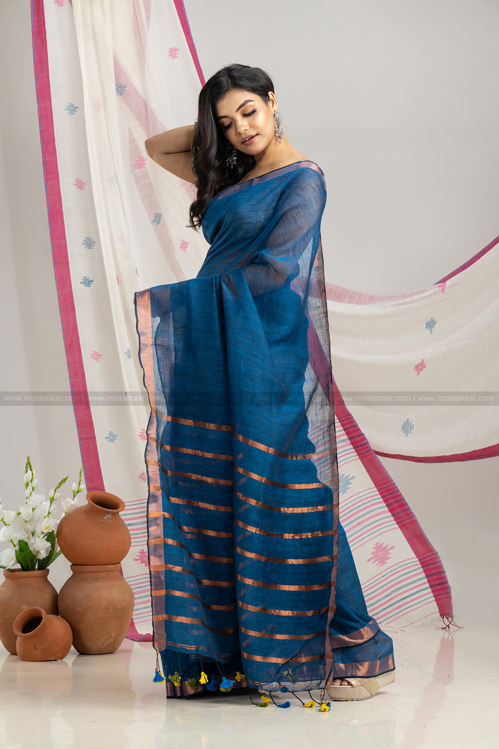 Linen Saree