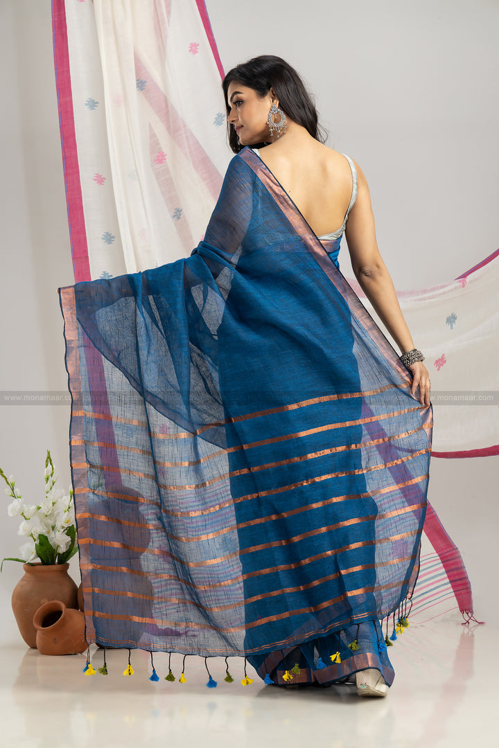 Linen Saree