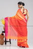 Aura Of Pure Khadi Cotton (Favourite Orange Color) Saree