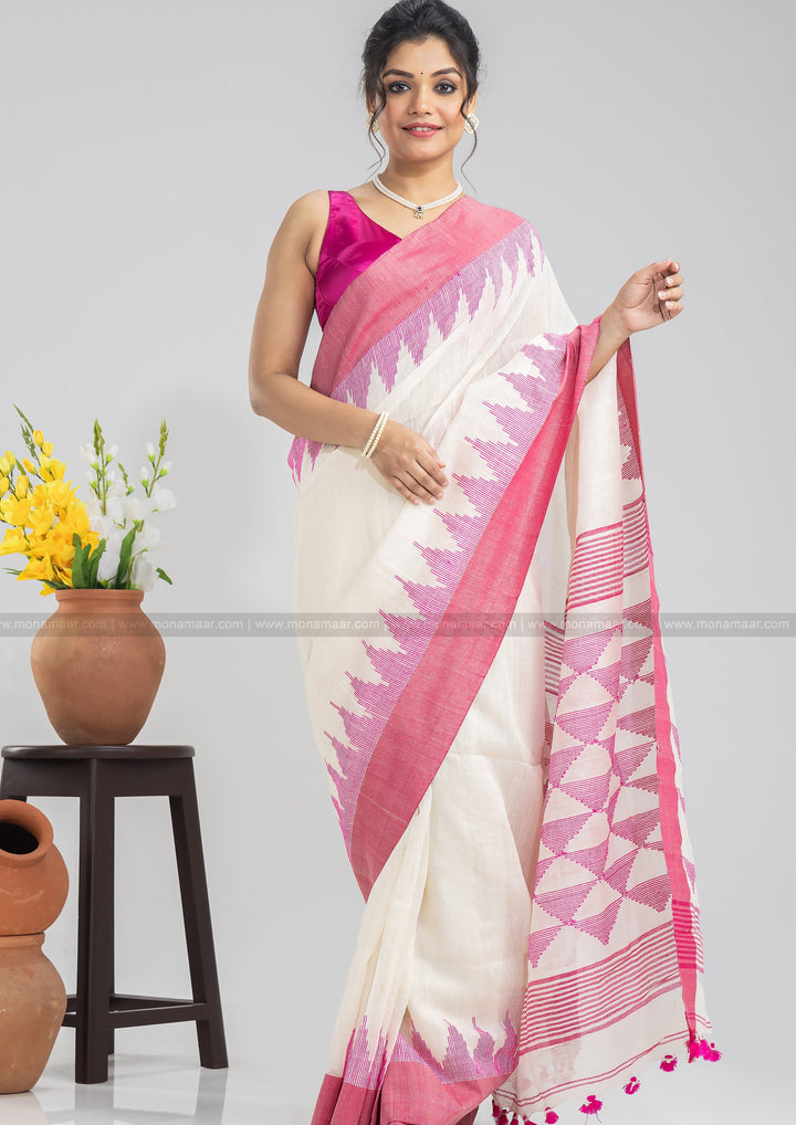 Linen Saree