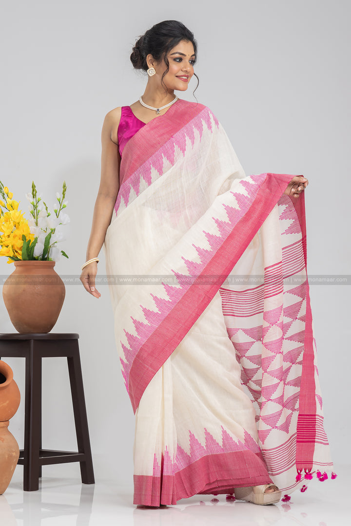 Linen Saree