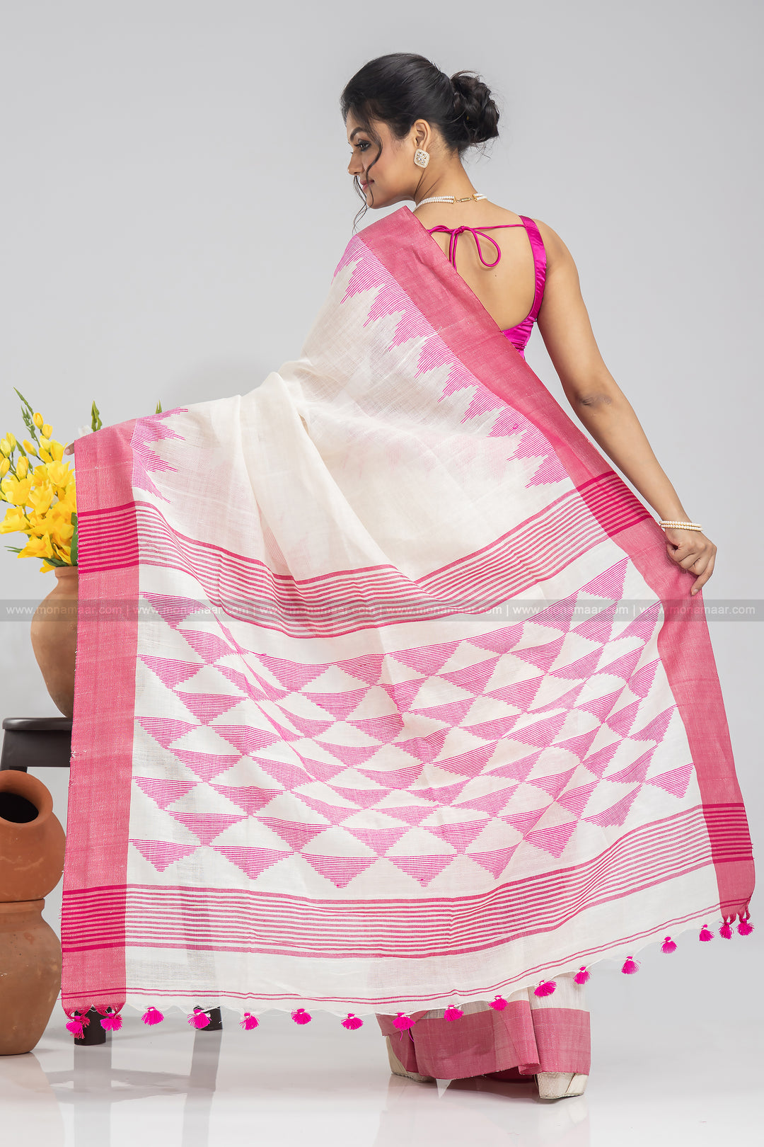 Linen Saree