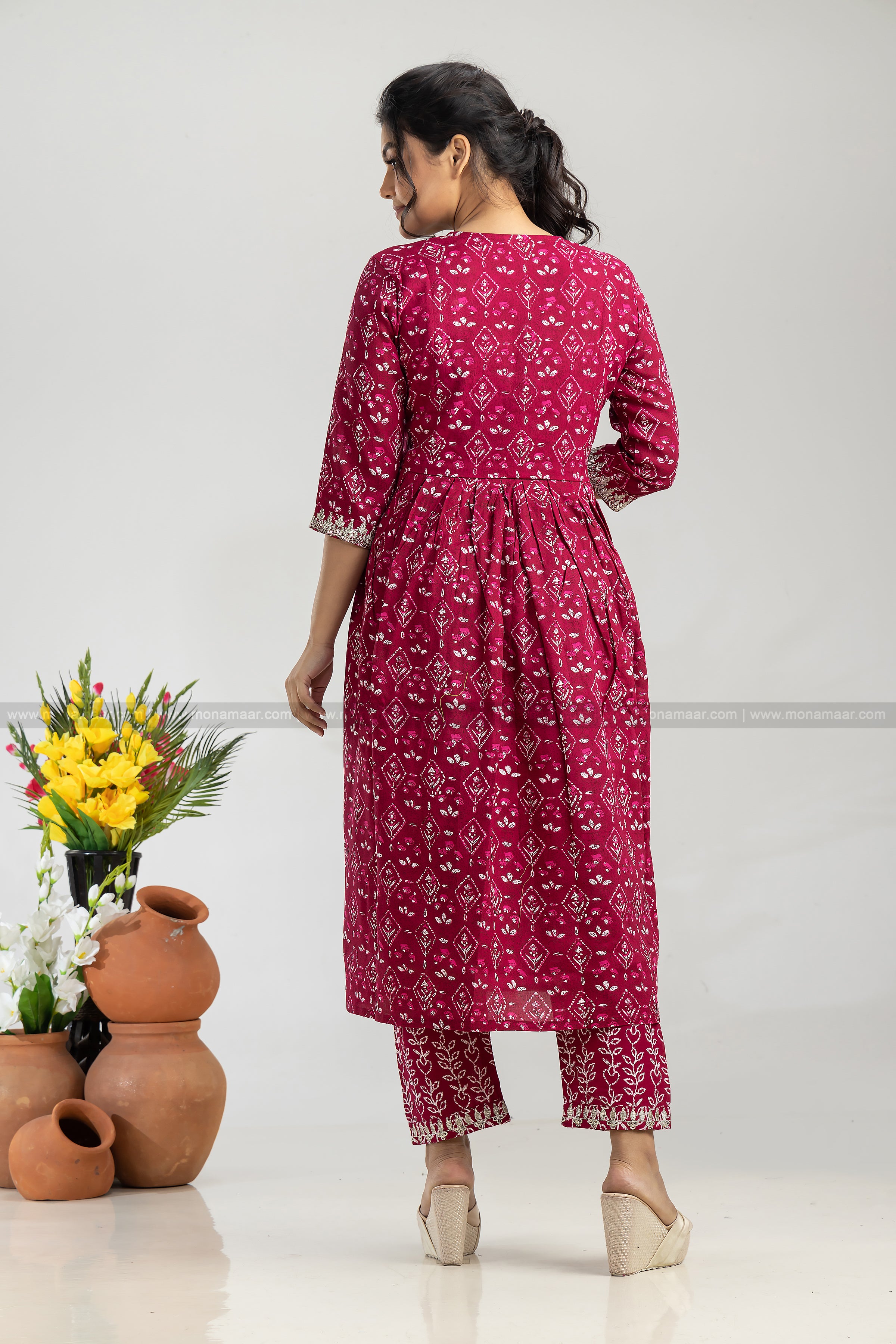 Kurti Pant Dupatta Set – Monamaar