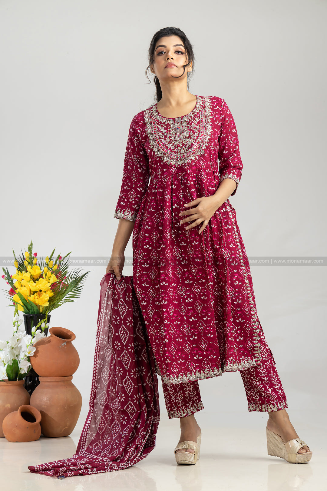 Jaipur Kurta Pant Dupatta Set