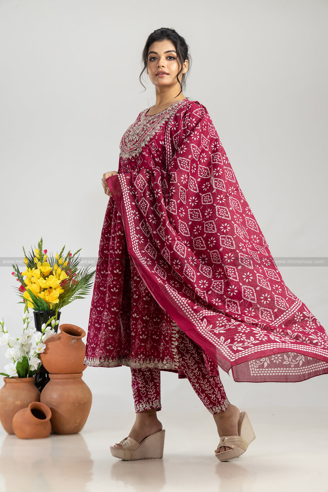 Jaipur Kurta Pant Dupatta Set