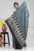 Ajrakh Block Printed Saree