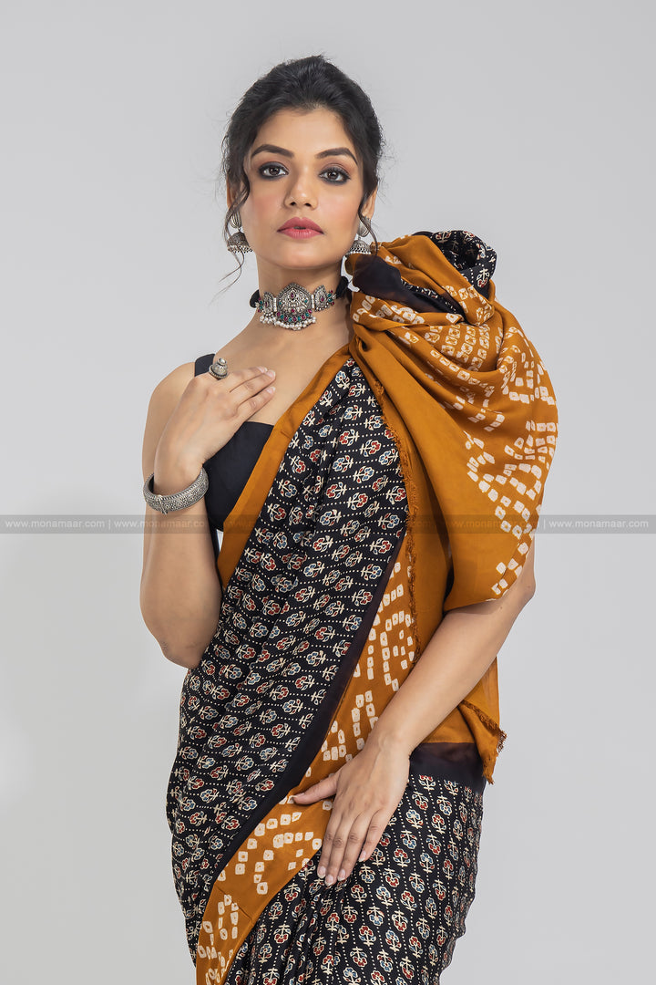 Mix Match Bandhni Saree