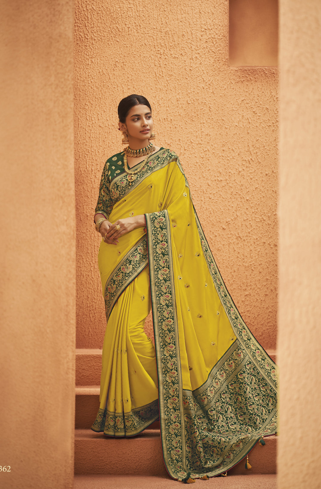 Banarasi Embroidered Paithani Silk Saree