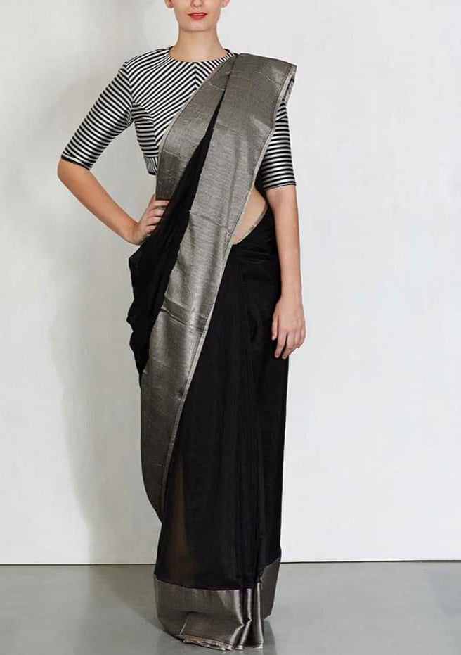 Pure Handwoven Linen Saree