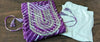 Stylish Purple Naira Cut Sequins Work Kurti Pant Set