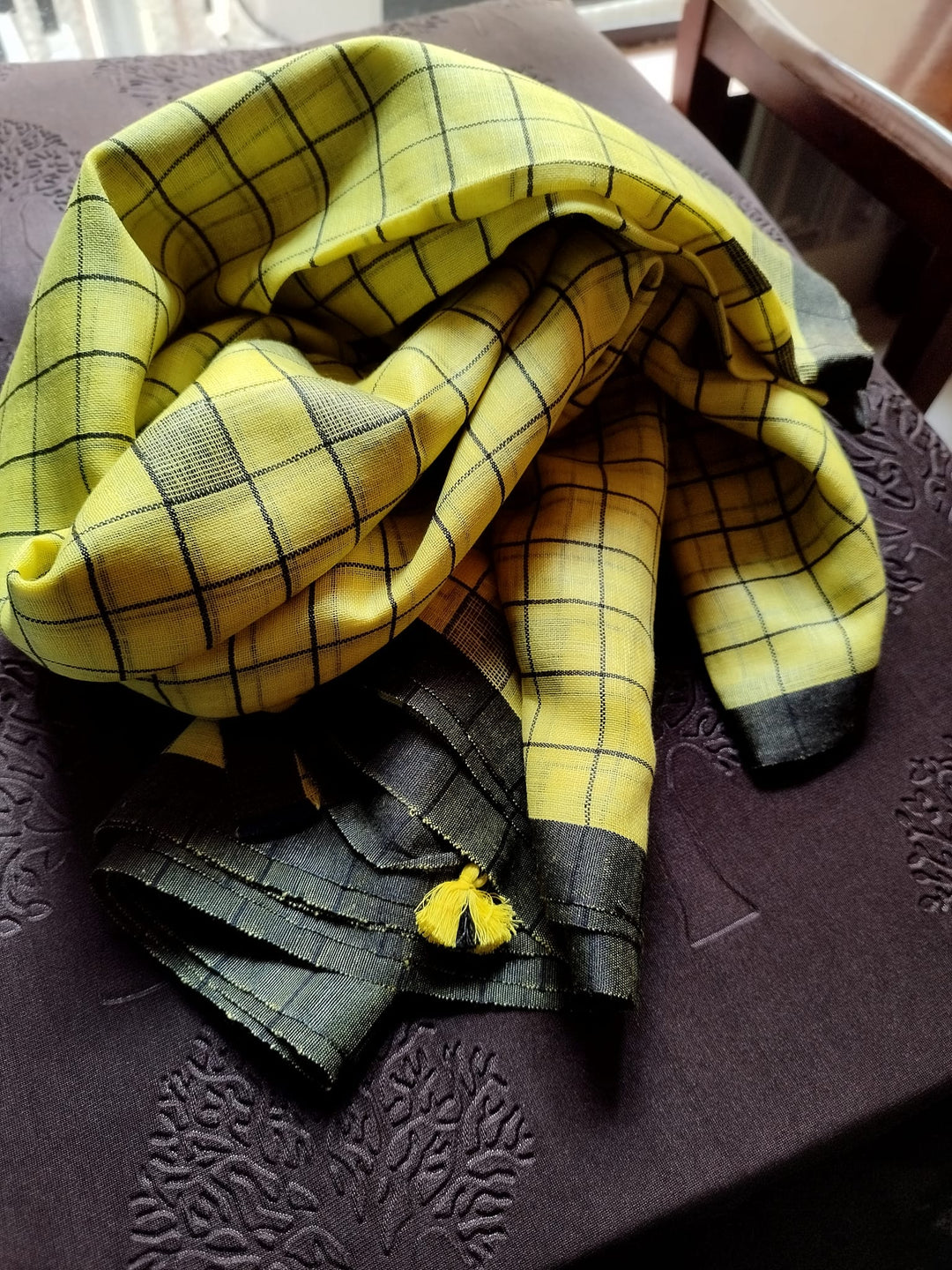 Pure Handwoven Linen Saree