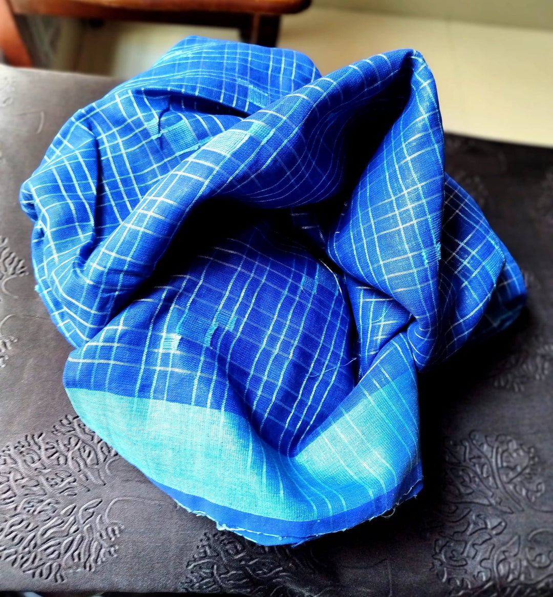 Pure Handwoven Linen Saree
