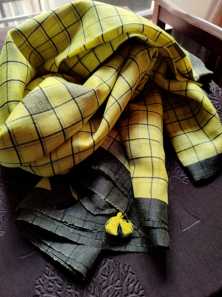 Pure Handwoven Linen Saree