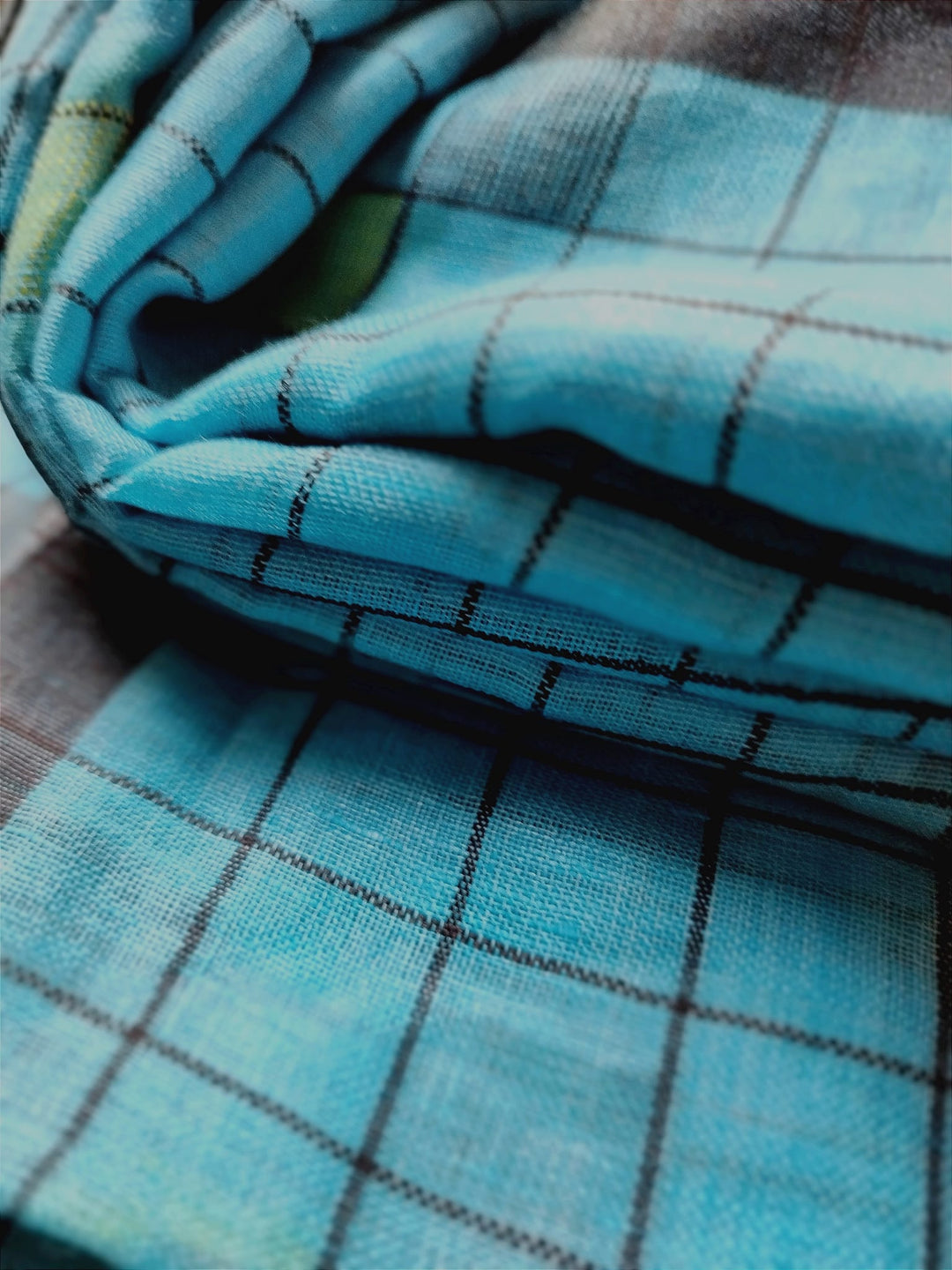 Pure Handwoven Linen Saree