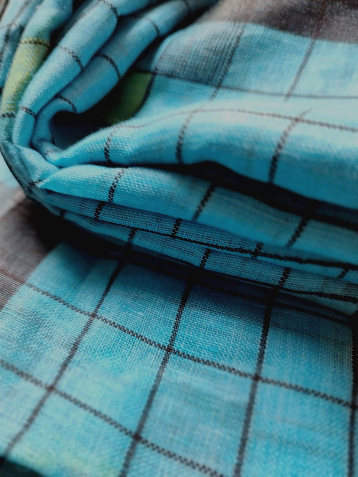 Pure Handwoven Linen Saree
