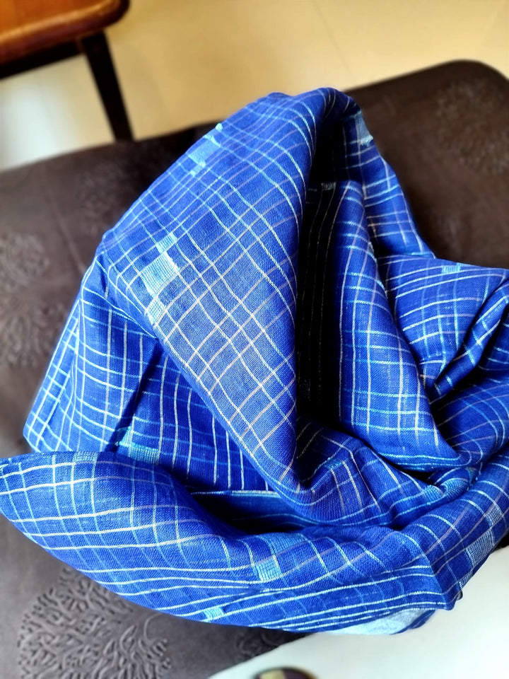 Pure Handwoven Linen Saree