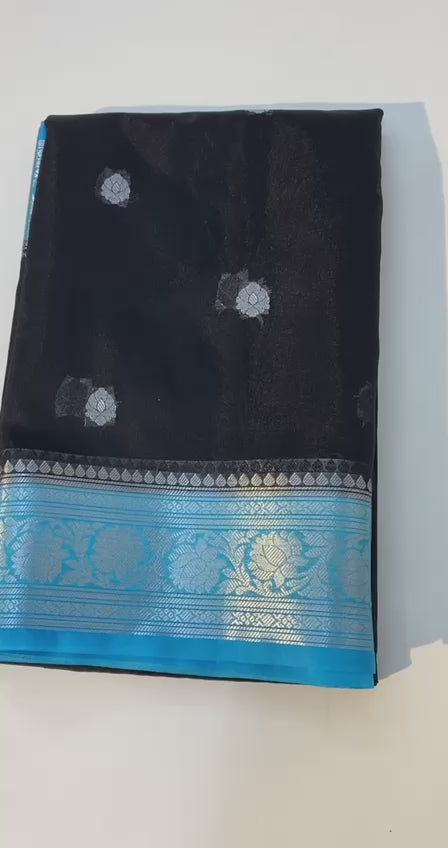 Banarasi Semi Georgette Soft Silk  Saree