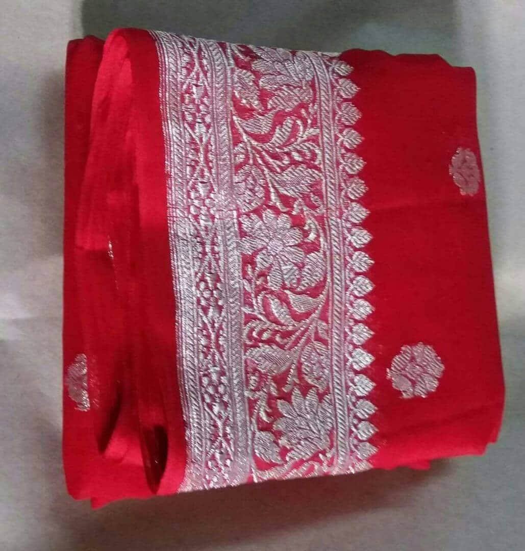 Khaddi Chiffon Handloom Banarasi