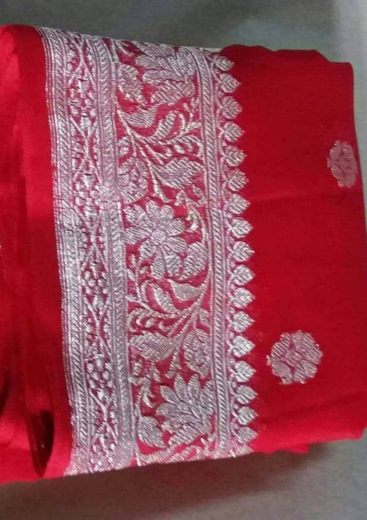 Khaddi Chiffon Handloom Banarasi