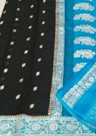 Khaddi Chiffon Handloom Banarasi