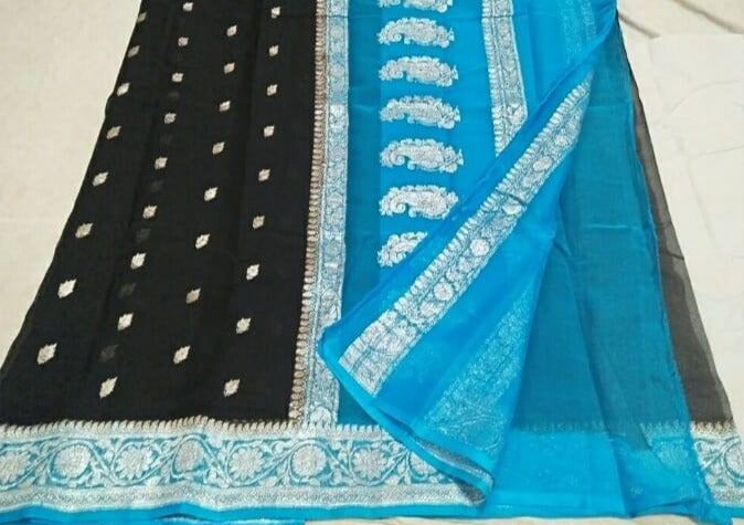 Khaddi Chiffon Handloom Banarasi