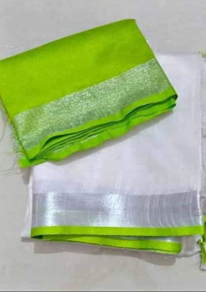 Pure Handwoven Linen Saree