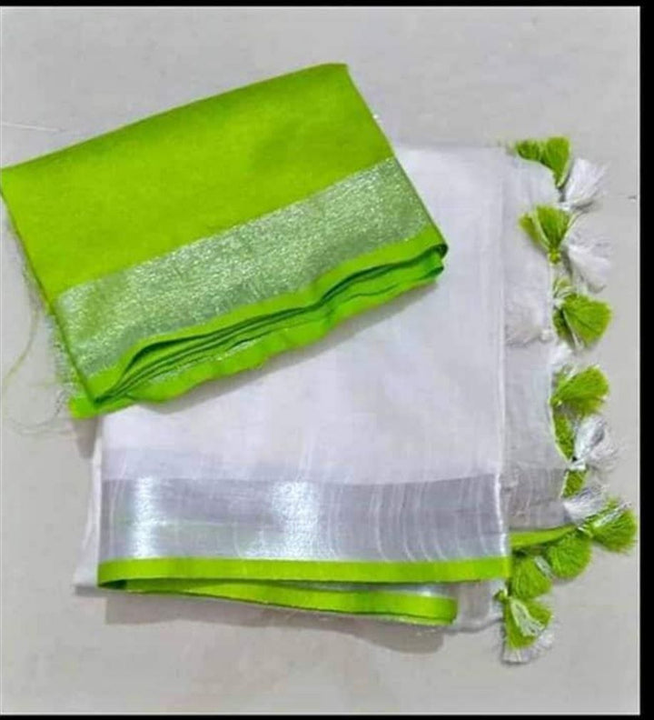 Pure Handwoven Linen Saree