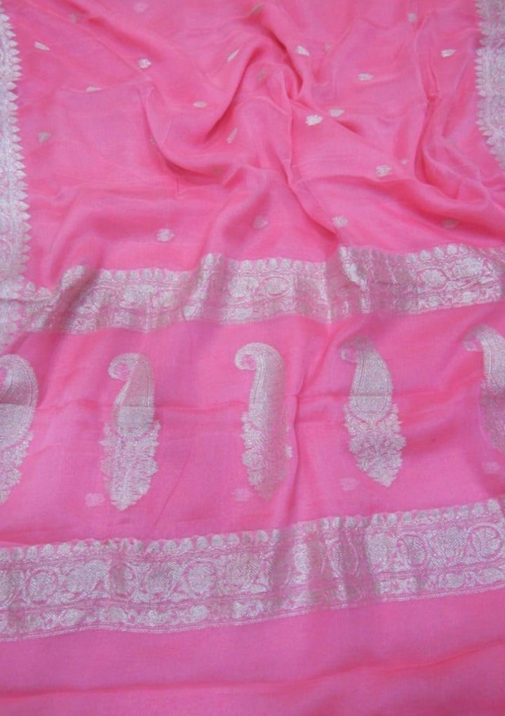 Khaddi Chiffon Banarasi Saree