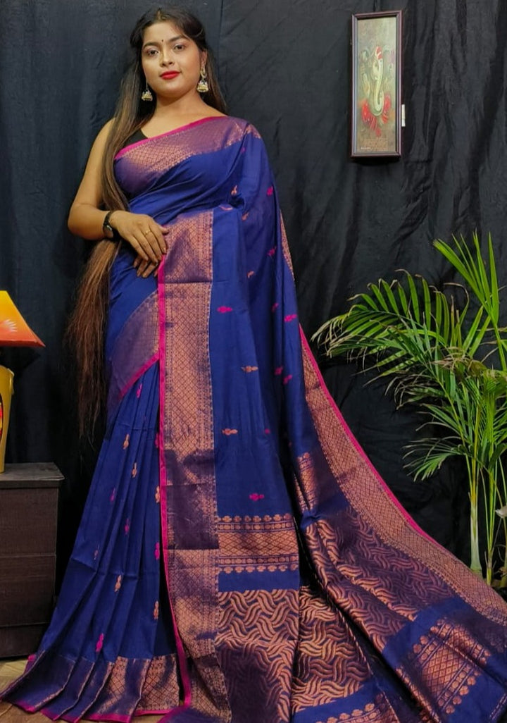 Bengal Handloom Jamdani Saree