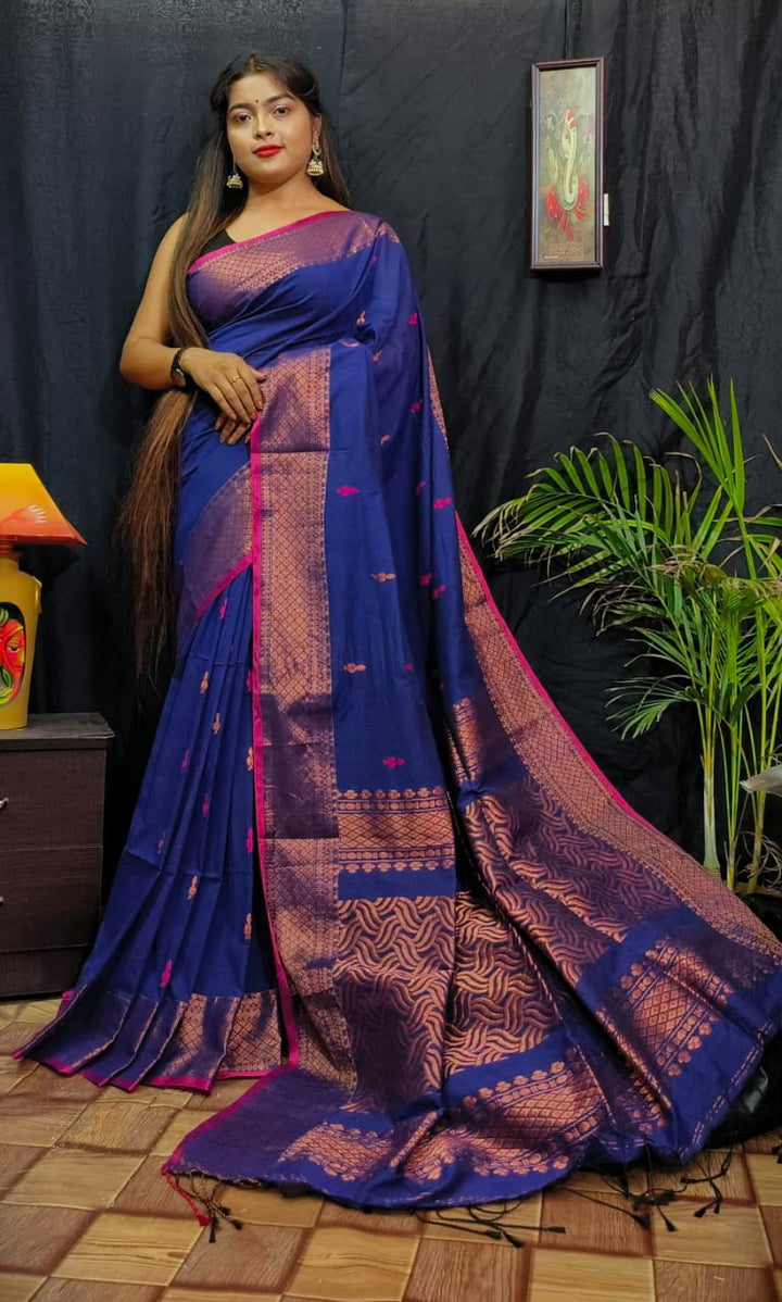 Bengal Handloom Jamdani Saree