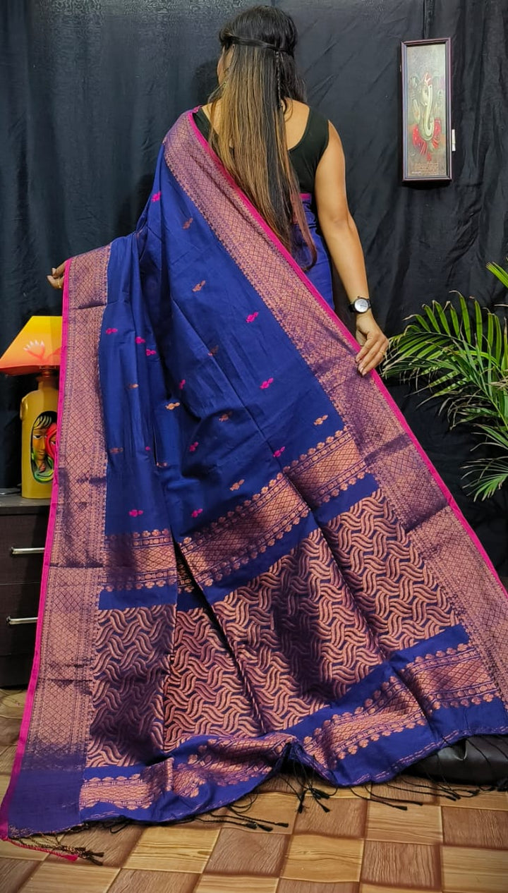 Bengal Handloom Jamdani Saree