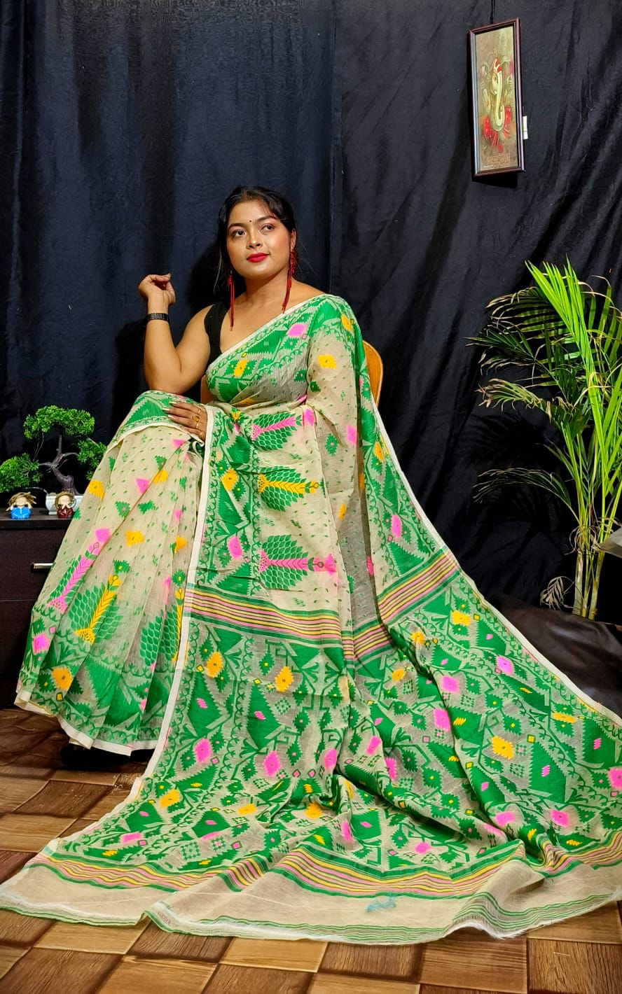 Muslin Dhakai saree (adi81135)