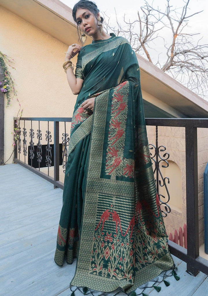 Tussar Silk Saree