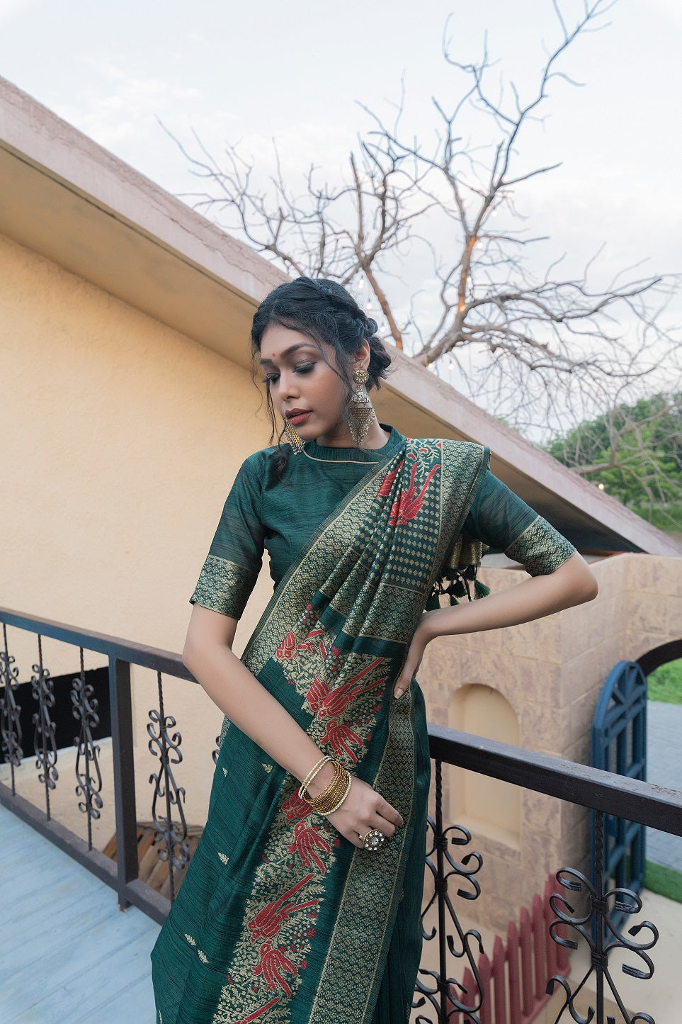 Tussar Silk Saree