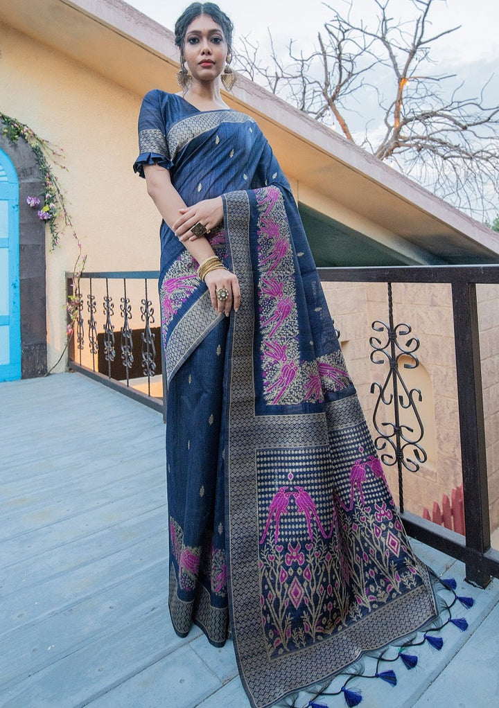 Tussar Silk Saree