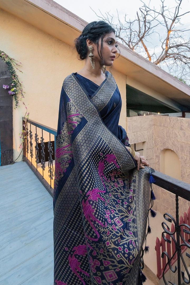 Tussar Silk Saree