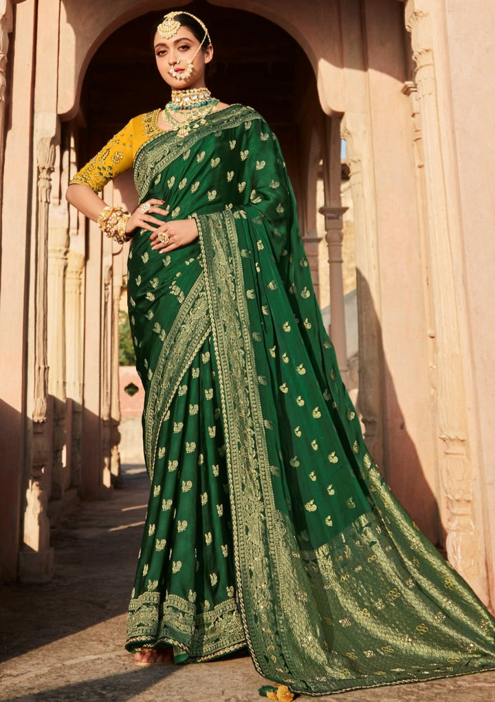 Satin Silk Banarasi Saree