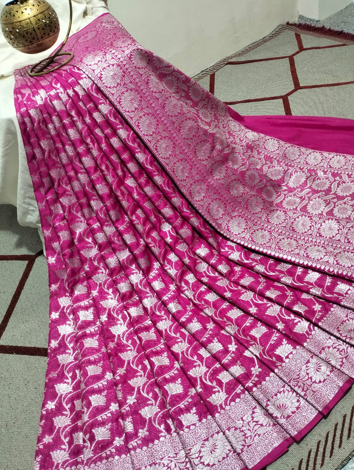 Banarasi Semi Katan Silk saree