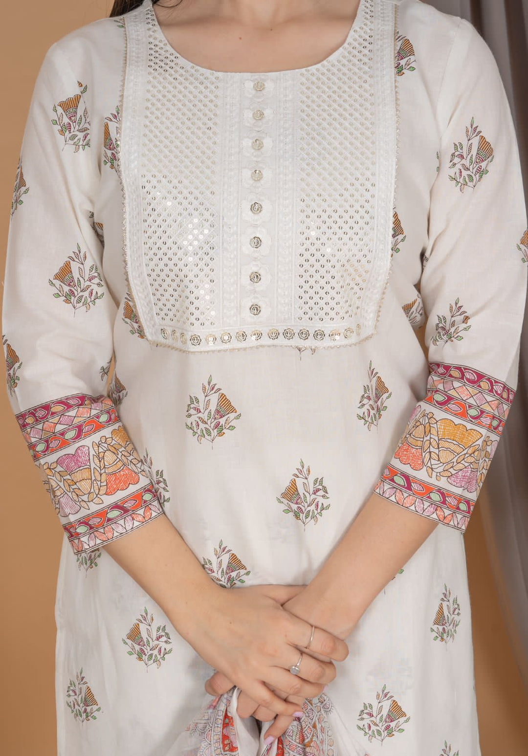 Madhubani  Kurti Set