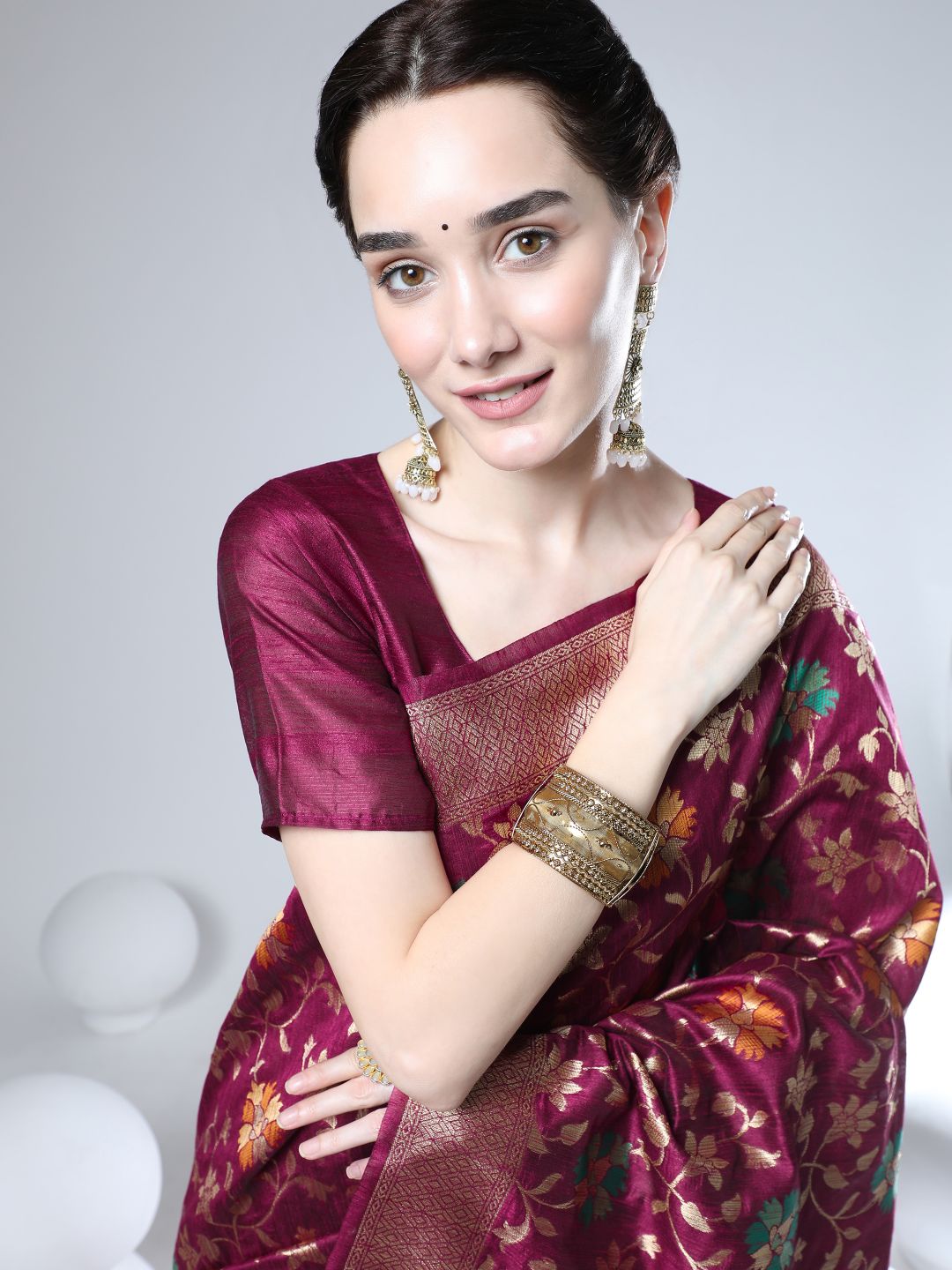 Myntra Bandhani Saree | 3d-mon.com