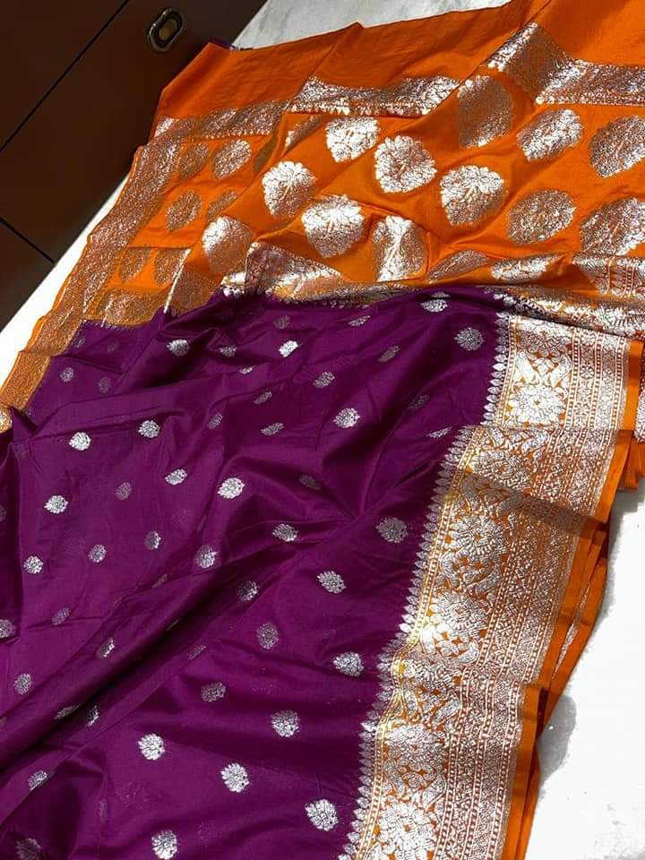 Banarasi Semi Georgette Chiffon Silk Saree